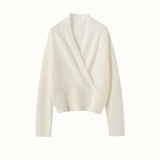 Womens Cashmere Sweater V Neck Cashmere Knit Pullover Cashmere Wrap