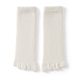 Adult Cashmere Five-Toe Socks Warm Knit Cashmere Socks for Men and Women