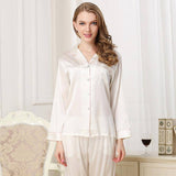 Silk Pajamas Long Mulberry Silk Two - piece Silk Pyjamas Set