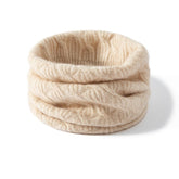 Cable Knit Cashmere Neck Warmer Snood Cashmere Neck Gaiter Cashmere Scarf