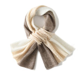 Cashmere Scarf Crossed Cashmere Neck Warmer Mixed Cashmere Neckerchief