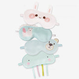 Cute Kids Silk Eye Mask Cartoon Animal and Fruit Designs Silk Sleep Mask