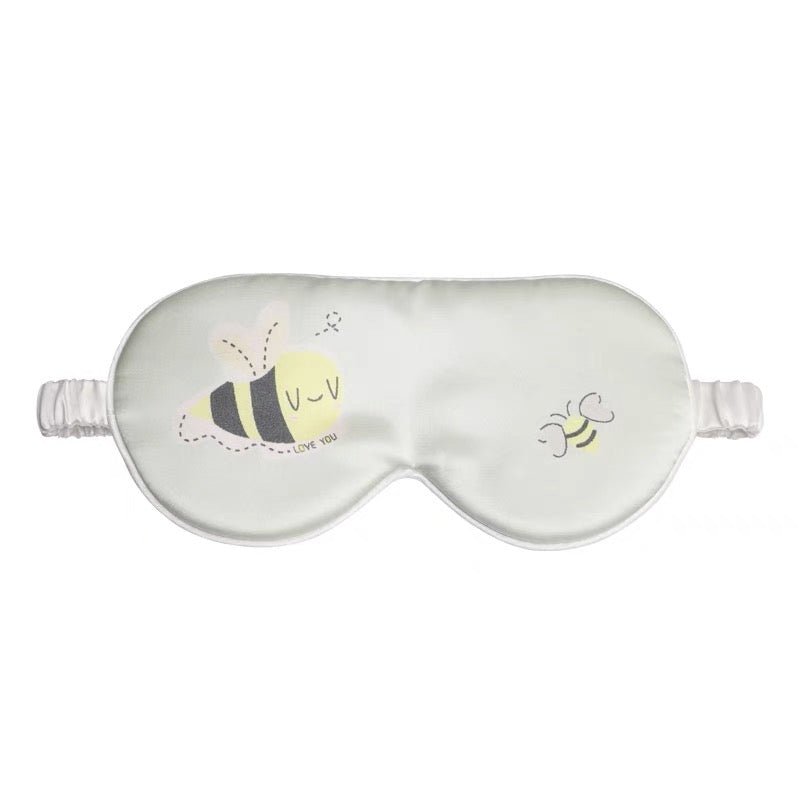 Cute Kids Silk Eye Mask Fun Educational Science Printed Silk Sleep Eye Mask