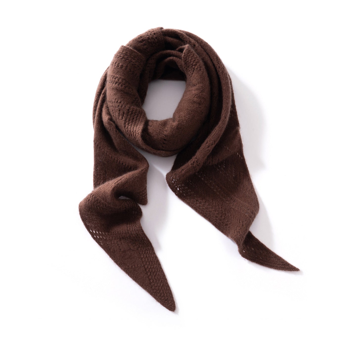 Diamond Cashmere Triangle Edge Scarf Cashmere Wrap for Women