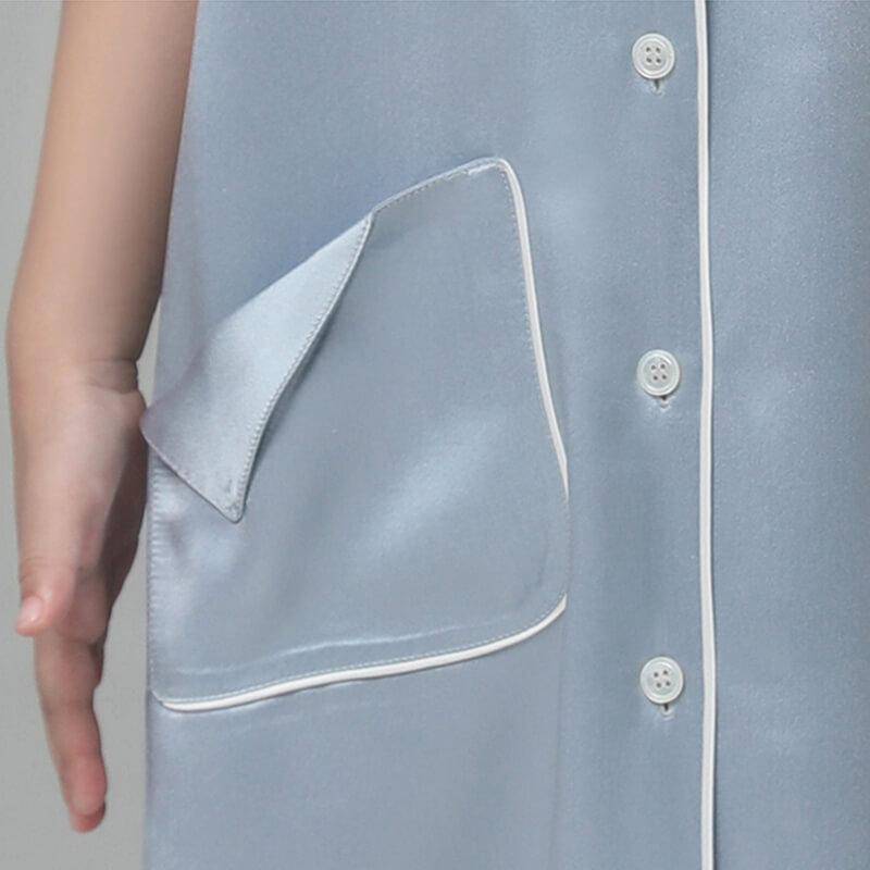 Girls Silk Nightshirt pure Silk Nightshirt Kids Silk Nightwear