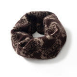Jacquard Cashmere Neck Gaiter Cashmere Thick Cashmere Scarf for Winter Gifts