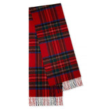 Long Cashmere Scarf with Tassel Plaid Cashmere Warps Multi Styles Winter Gifts