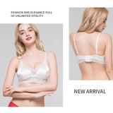 Luxurious Lace Wireless Silk Bralette