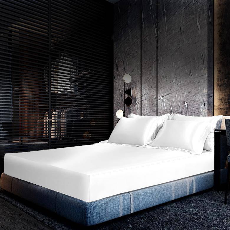 Luxury 100% Silk Bedding 25 Momme 3PCS Silk Fitted Sheet Set