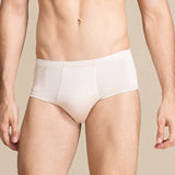 Men Silk Briefs Comfortable Breathable Silk Triangle Boxer