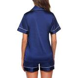 Mulberry Silk Pajamas For Women's Short Silk Sleepwear