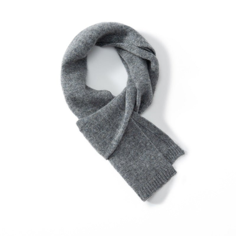 Short 100% Cashmere Scarf for Women, Men, and Children