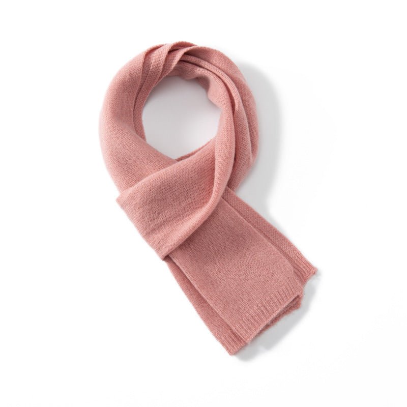 Short 100% Cashmere Scarf for Women, Men, and Children