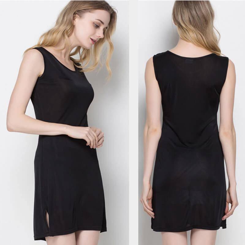 Silk Knit Nightdress For Women Silk Knitted Slip Dress