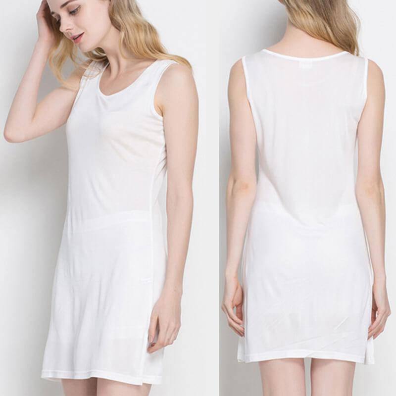 Silk Knit Nightdress For Women Silk Knitted Slip Dress