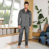 Silk Pajamas for Men 100% Real Silk Pajamas Set