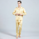Silk Pajamas for Men Long Sleeve