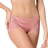 Silk panties women's lace seamless mulberry silk knitted boxer briefs