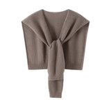 Soft Cashmere Knit Scarf Cashmere Scarf Back Wrap for Women