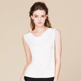 Summer sleeveless silk vest silk knitted bottoming shirts