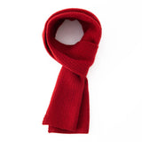 Unisex Long Cashmere Scarf for Fall Winter Cashmere Waffle Knit Scarf