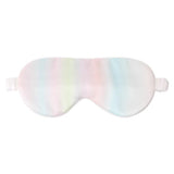 Unisex Silk Eye Mask with Cat Illustration Double Sided Silk Sleep Mask