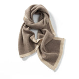 Women and Men Long Cashmere Scarf Lightweight Luxury Cashmere Stitch Scarves