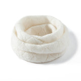 Womens Cashmere Knit Infinity Scarf Cashmere Loop Neck Gaiter Neck Warmer