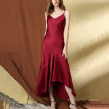 Womens Sexy Silk Dress Wedding Evening Formal Dresses