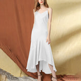 Womens Sexy Silk Dress Wedding Evening Formal Dresses