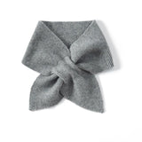 Womens Soft Cashmere Knitted Scarf Women Pull Through Cashmere Neck Warmer