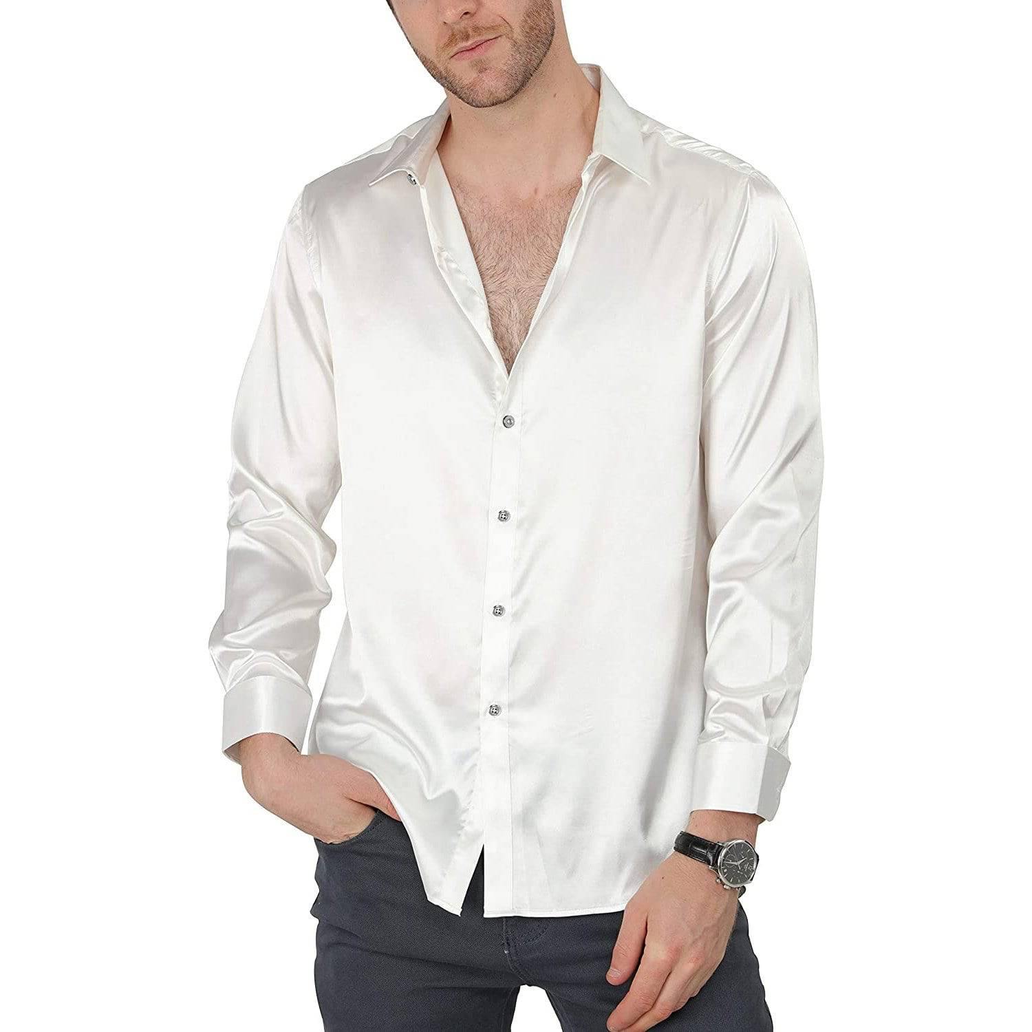 White Silk Shirt