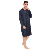 19 Momme Mens Silk Nightshirt Silk Nightwear -  slipintosoft