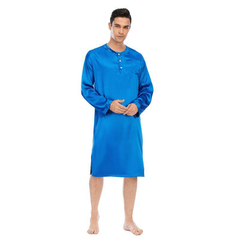 Men's silk nightshirt sale