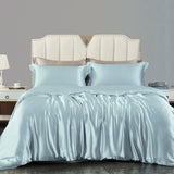 22 Momme 3PCS Duvet Cover Set Seamless Luxury Silk Bedding Set