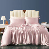 22 Momme 3PCS Duvet Cover Set Seamless Luxury Silk Bedding Set