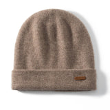 Cashmere Beanie Double - layer Thickened Winter Cashmere Hats Women and Men - slipintosoft