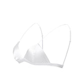 Classic Wireless Sexy Silk Triangle Bra - slipintosoft