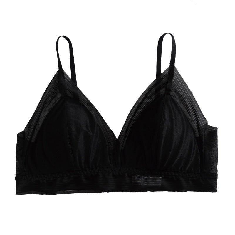 Elegant Wireless Silk Bralette