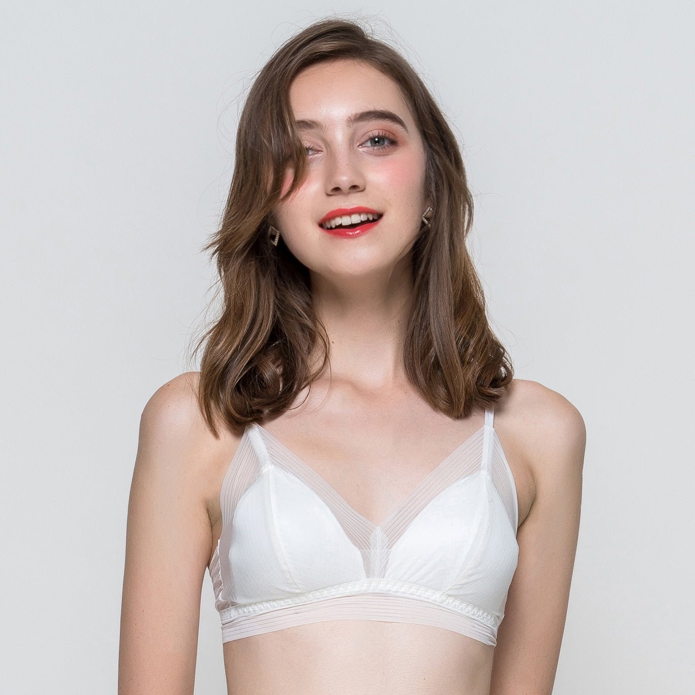 Elegant Wireless Silk Bralette