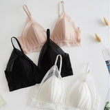 Elegant Wireless Silk Bralette