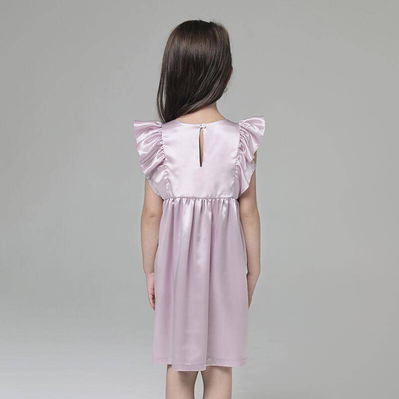 Grils Silk Nightgown Lightweight Summer Silk nightwear Nightdress