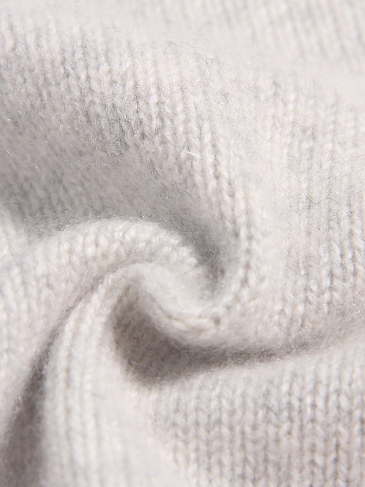 Kids Cable Knit Cashmere Sweater Turtleneck Cashmere Pullover
