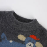 Kids Cashmere Sweater Fun Graphic Patterns Holiday Cashmere Pullover