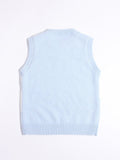 Kids Soft Cloud Cashmere Vest Sleeveless Cashmere Knit Sweater