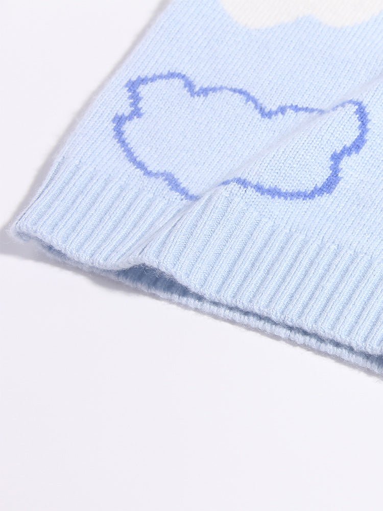 Kids Soft Cloud Cashmere Vest Sleeveless Cashmere Knit Sweater