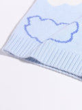 Kids Soft Cloud Cashmere Vest Sleeveless Cashmere Knit Sweater