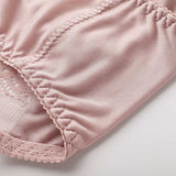 Lace Silk Underwear Women Breathable Silk Panties