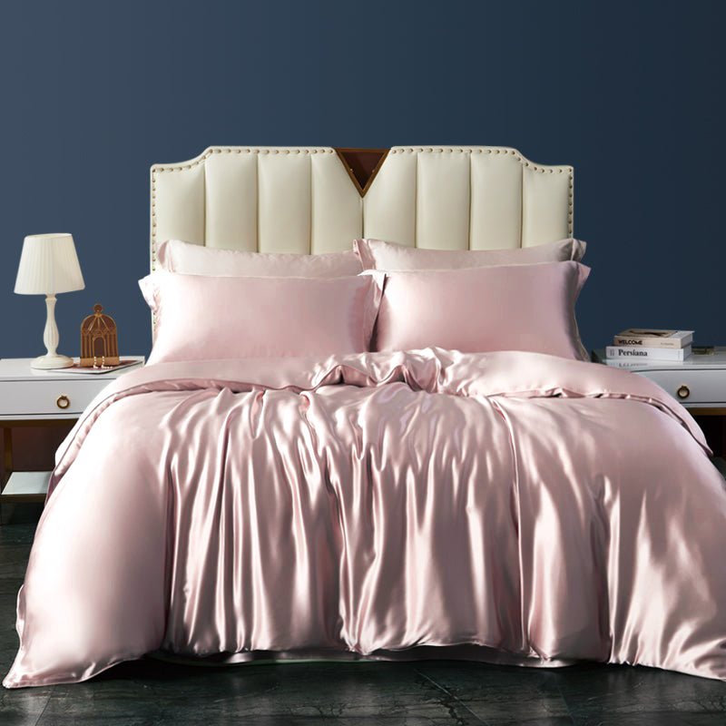 Luxury 100% 19 Momme Pure Mulberry Silk Duvet Cover