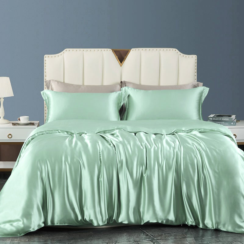 Luxury 100% 19 Momme Pure Mulberry Silk Duvet Cover